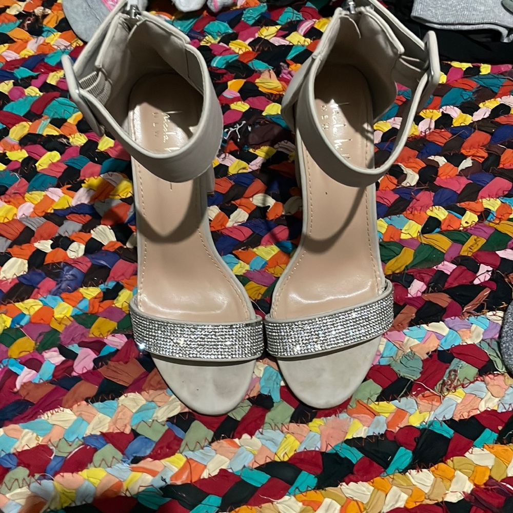 Beige heels